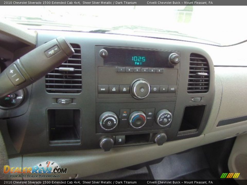 2010 Chevrolet Silverado 1500 Extended Cab 4x4 Sheer Silver Metallic / Dark Titanium Photo #19