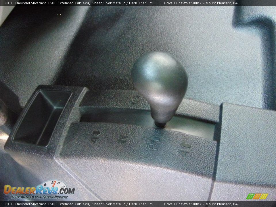 2010 Chevrolet Silverado 1500 Extended Cab 4x4 Sheer Silver Metallic / Dark Titanium Photo #20