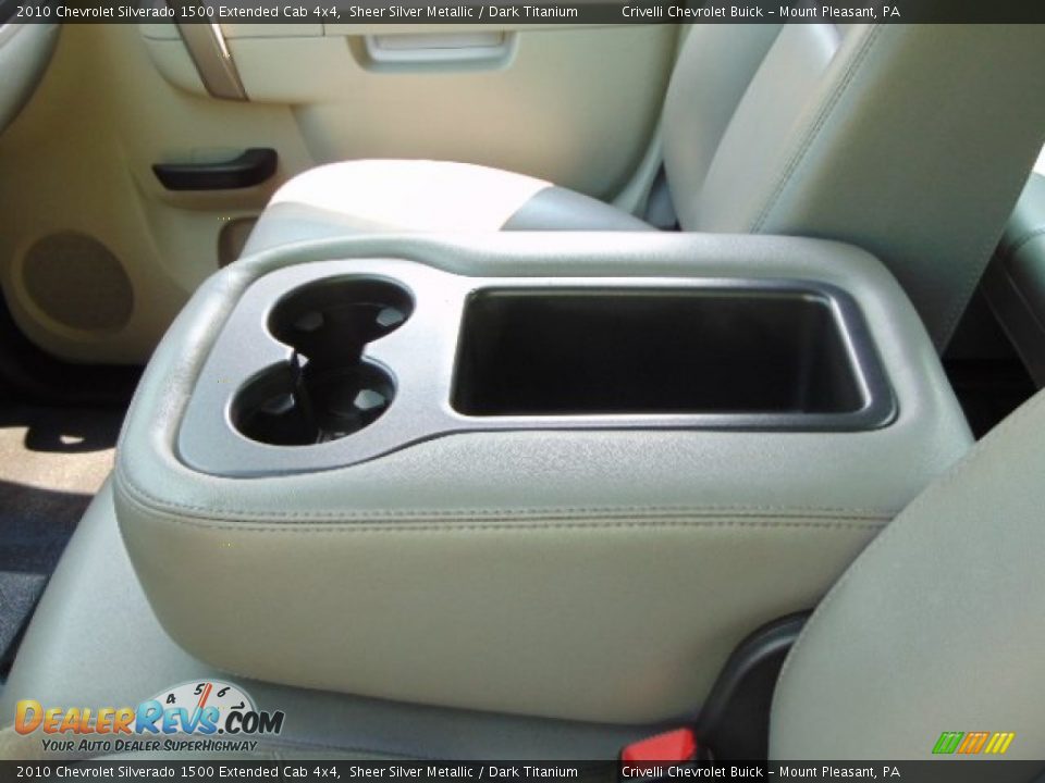 2010 Chevrolet Silverado 1500 Extended Cab 4x4 Sheer Silver Metallic / Dark Titanium Photo #22