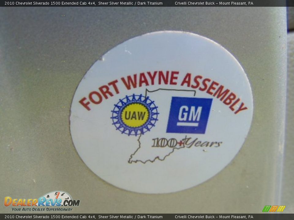 2010 Chevrolet Silverado 1500 Extended Cab 4x4 Sheer Silver Metallic / Dark Titanium Photo #25
