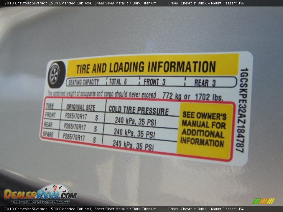 2010 Chevrolet Silverado 1500 Extended Cab 4x4 Sheer Silver Metallic / Dark Titanium Photo #26