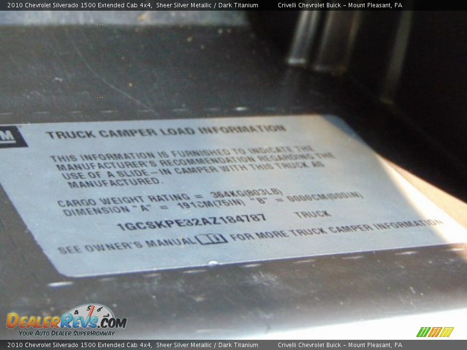 2010 Chevrolet Silverado 1500 Extended Cab 4x4 Sheer Silver Metallic / Dark Titanium Photo #27