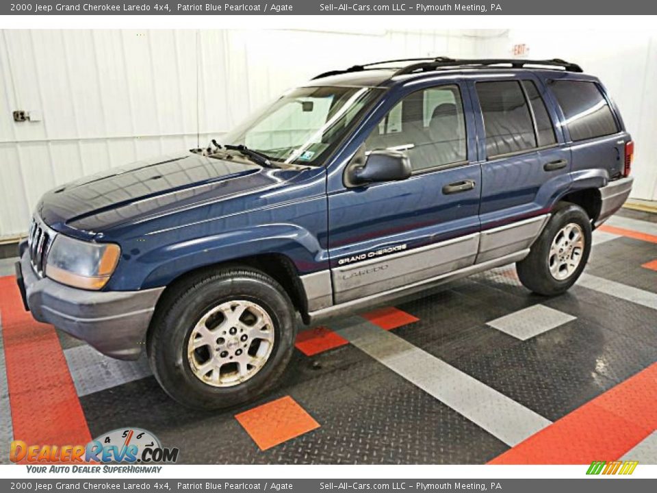 2000 Jeep Grand Cherokee Laredo 4x4 Patriot Blue Pearlcoat / Agate Photo #2