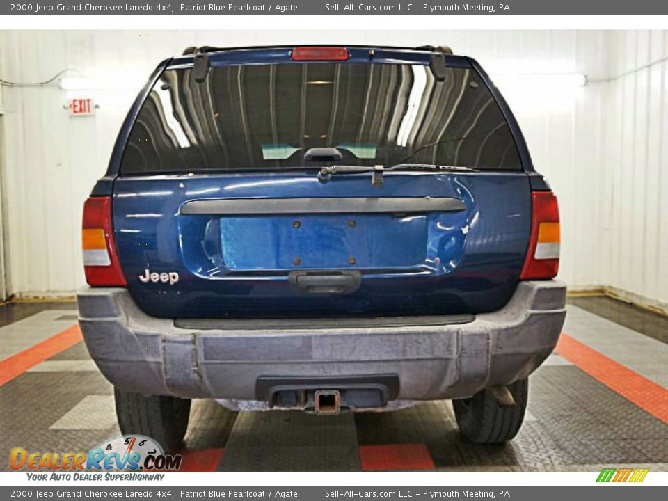 2000 Jeep Grand Cherokee Laredo 4x4 Patriot Blue Pearlcoat / Agate Photo #6