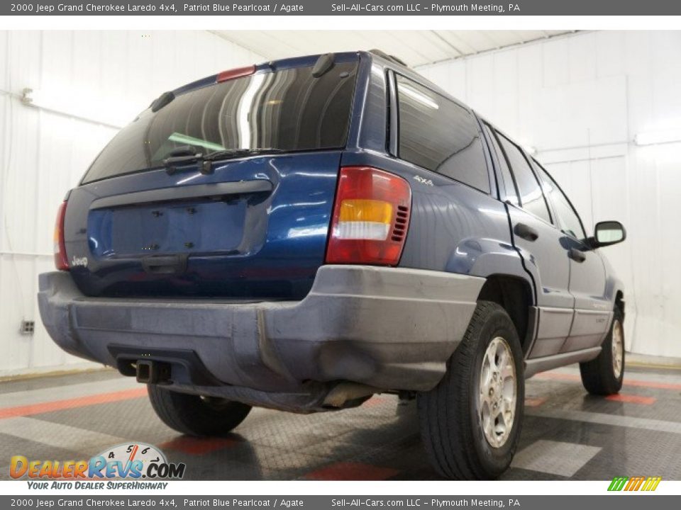 2000 Jeep Grand Cherokee Laredo 4x4 Patriot Blue Pearlcoat / Agate Photo #16