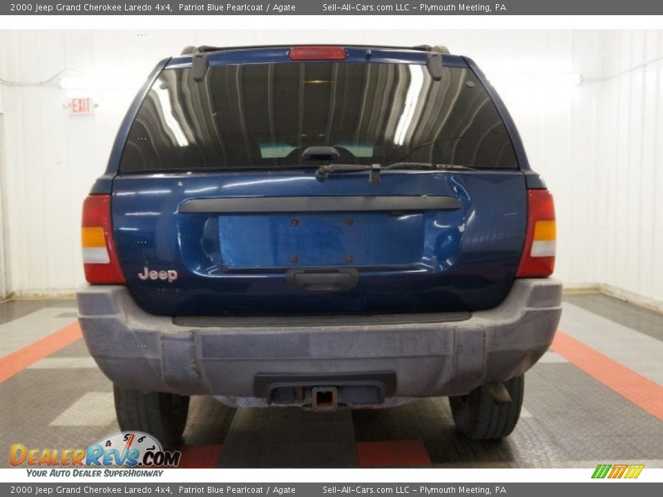 2000 Jeep Grand Cherokee Laredo 4x4 Patriot Blue Pearlcoat / Agate Photo #17