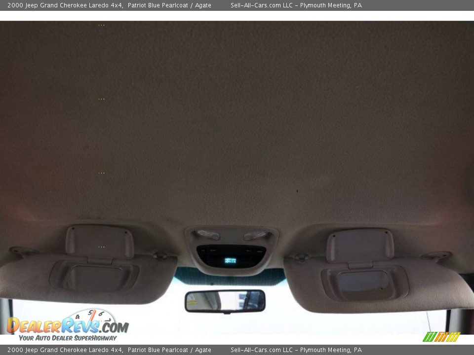 2000 Jeep Grand Cherokee Laredo 4x4 Patriot Blue Pearlcoat / Agate Photo #27