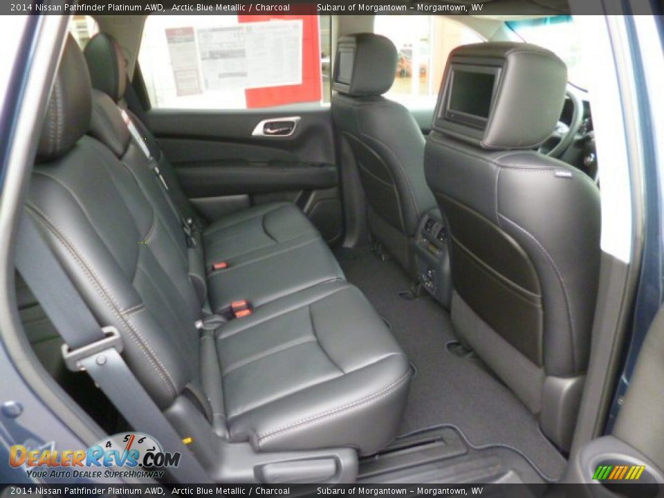 2014 Nissan Pathfinder Platinum AWD Arctic Blue Metallic / Charcoal Photo #9