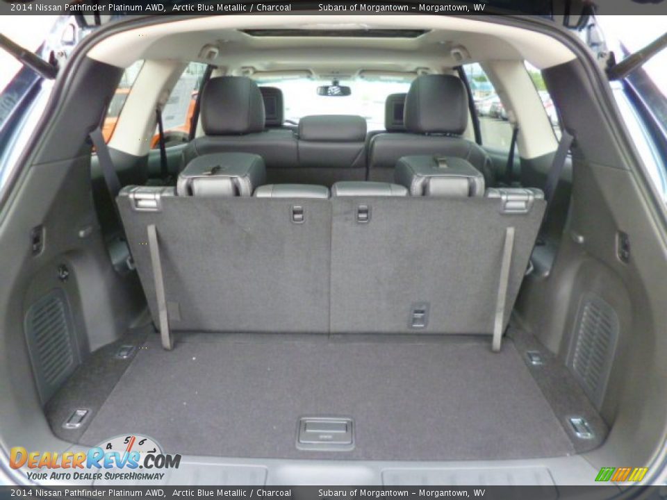 2014 Nissan Pathfinder Platinum AWD Arctic Blue Metallic / Charcoal Photo #12