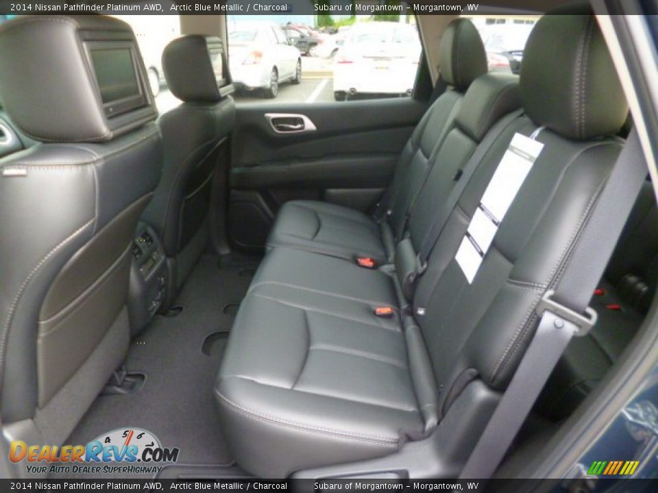 2014 Nissan Pathfinder Platinum AWD Arctic Blue Metallic / Charcoal Photo #13