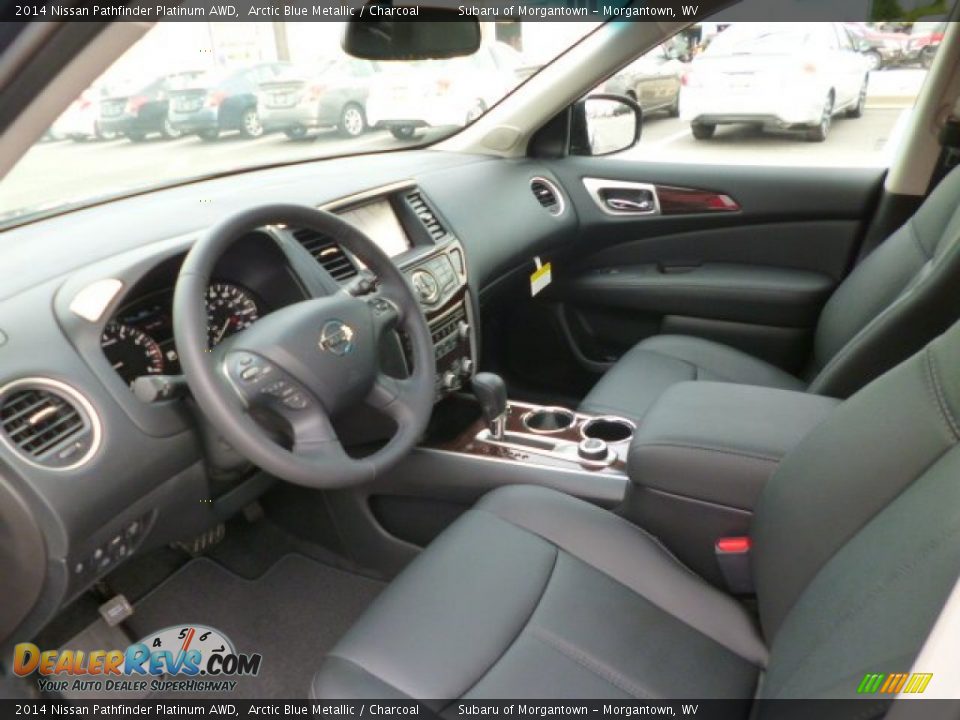 2014 Nissan Pathfinder Platinum AWD Arctic Blue Metallic / Charcoal Photo #15