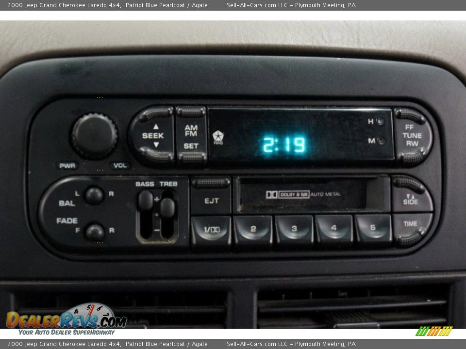 2000 Jeep Grand Cherokee Laredo 4x4 Patriot Blue Pearlcoat / Agate Photo #34