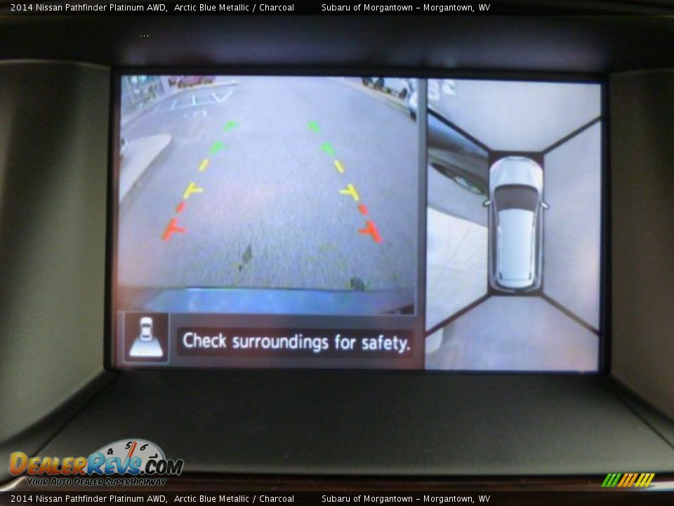 2014 Nissan Pathfinder Platinum AWD Arctic Blue Metallic / Charcoal Photo #19