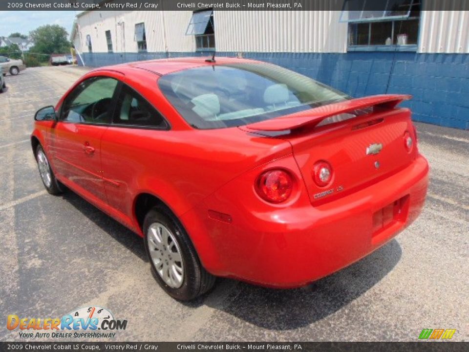 2009 Chevrolet Cobalt LS Coupe Victory Red / Gray Photo #5