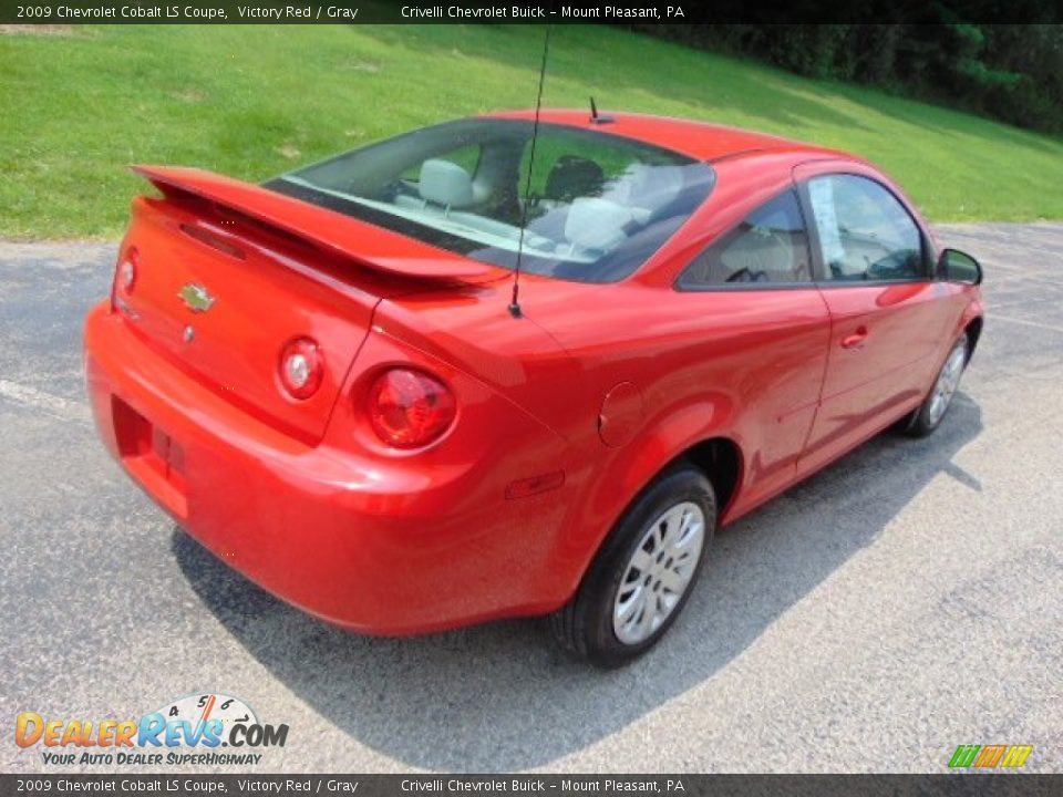 2009 Chevrolet Cobalt LS Coupe Victory Red / Gray Photo #7