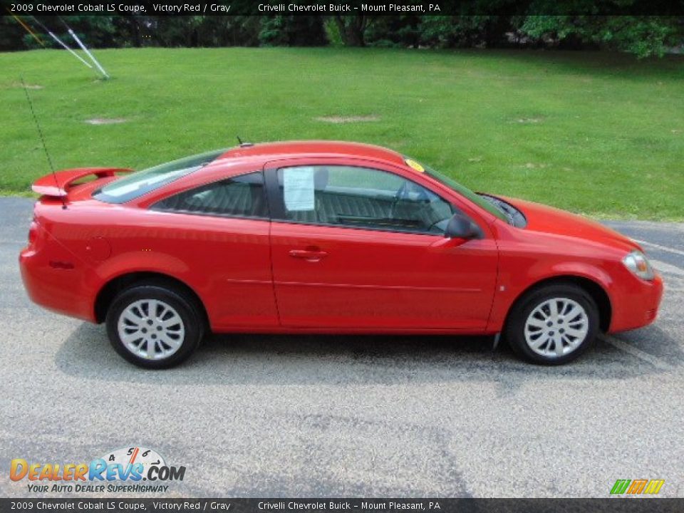 2009 Chevrolet Cobalt LS Coupe Victory Red / Gray Photo #8