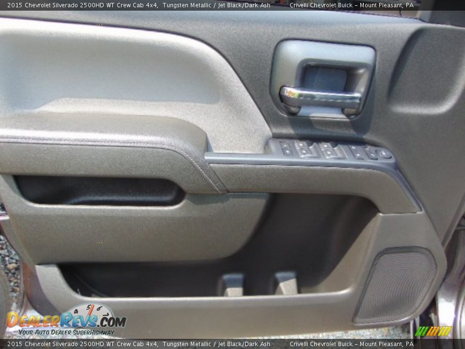 2015 Chevrolet Silverado 2500HD WT Crew Cab 4x4 Tungsten Metallic / Jet Black/Dark Ash Photo #10