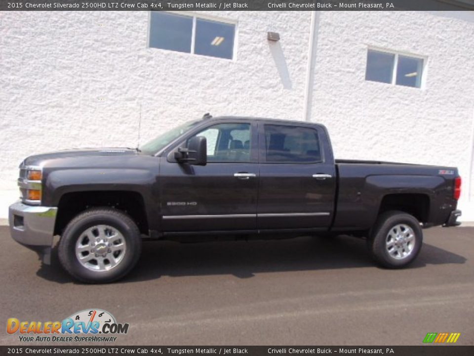 2015 Chevrolet Silverado 2500HD LTZ Crew Cab 4x4 Tungsten Metallic / Jet Black Photo #2