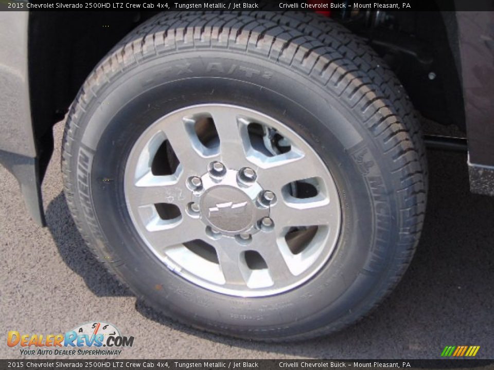 2015 Chevrolet Silverado 2500HD LTZ Crew Cab 4x4 Tungsten Metallic / Jet Black Photo #3