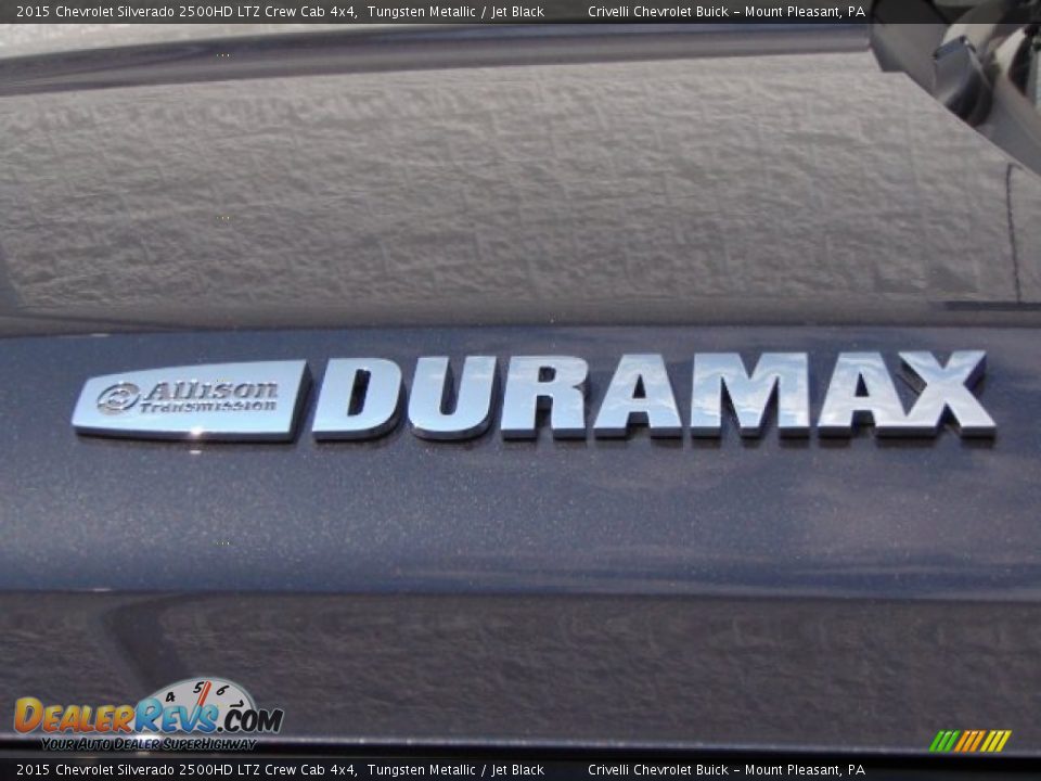 2015 Chevrolet Silverado 2500HD LTZ Crew Cab 4x4 Tungsten Metallic / Jet Black Photo #4