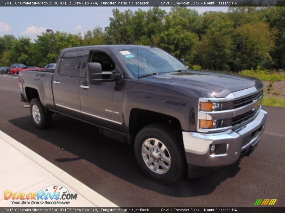 2015 Chevrolet Silverado 2500HD LTZ Crew Cab 4x4 Tungsten Metallic / Jet Black Photo #6