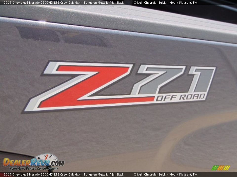 2015 Chevrolet Silverado 2500HD LTZ Crew Cab 4x4 Tungsten Metallic / Jet Black Photo #8