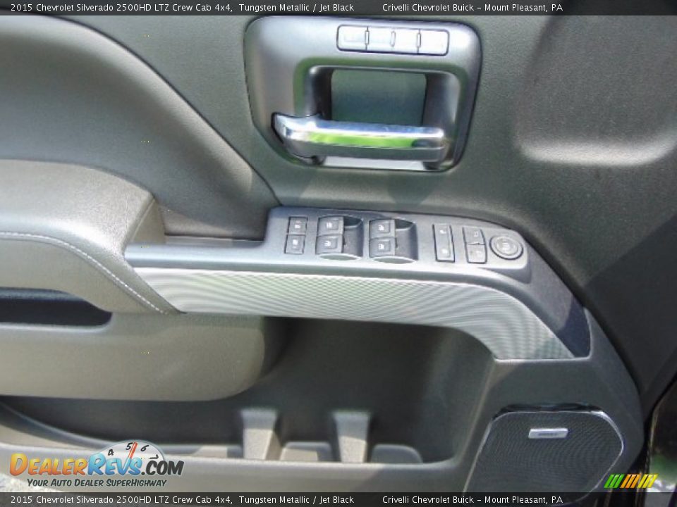 2015 Chevrolet Silverado 2500HD LTZ Crew Cab 4x4 Tungsten Metallic / Jet Black Photo #10