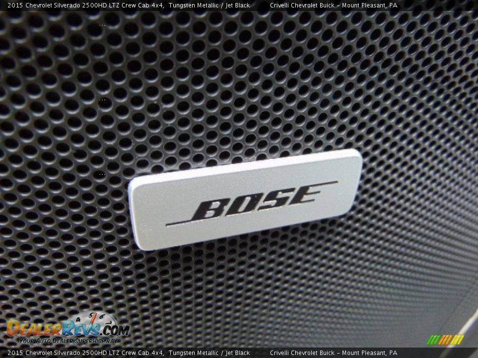 2015 Chevrolet Silverado 2500HD LTZ Crew Cab 4x4 Tungsten Metallic / Jet Black Photo #11