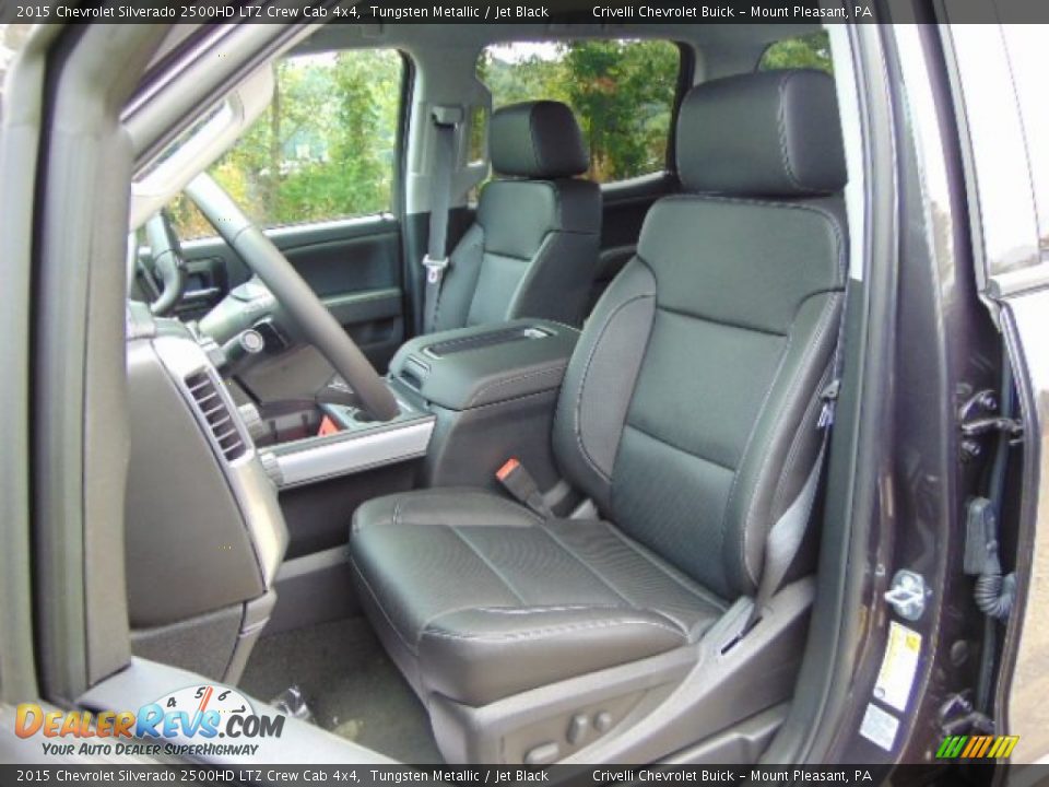 2015 Chevrolet Silverado 2500HD LTZ Crew Cab 4x4 Tungsten Metallic / Jet Black Photo #14