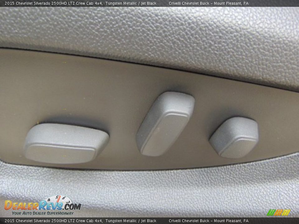 2015 Chevrolet Silverado 2500HD LTZ Crew Cab 4x4 Tungsten Metallic / Jet Black Photo #15
