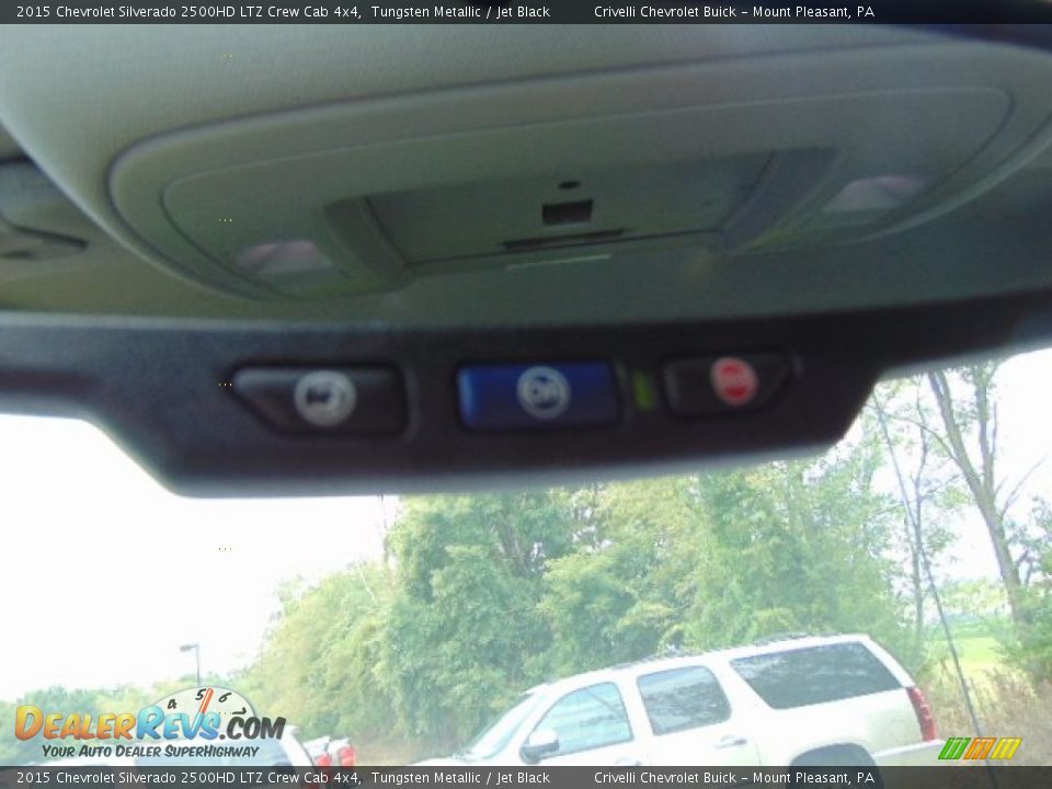 2015 Chevrolet Silverado 2500HD LTZ Crew Cab 4x4 Tungsten Metallic / Jet Black Photo #16