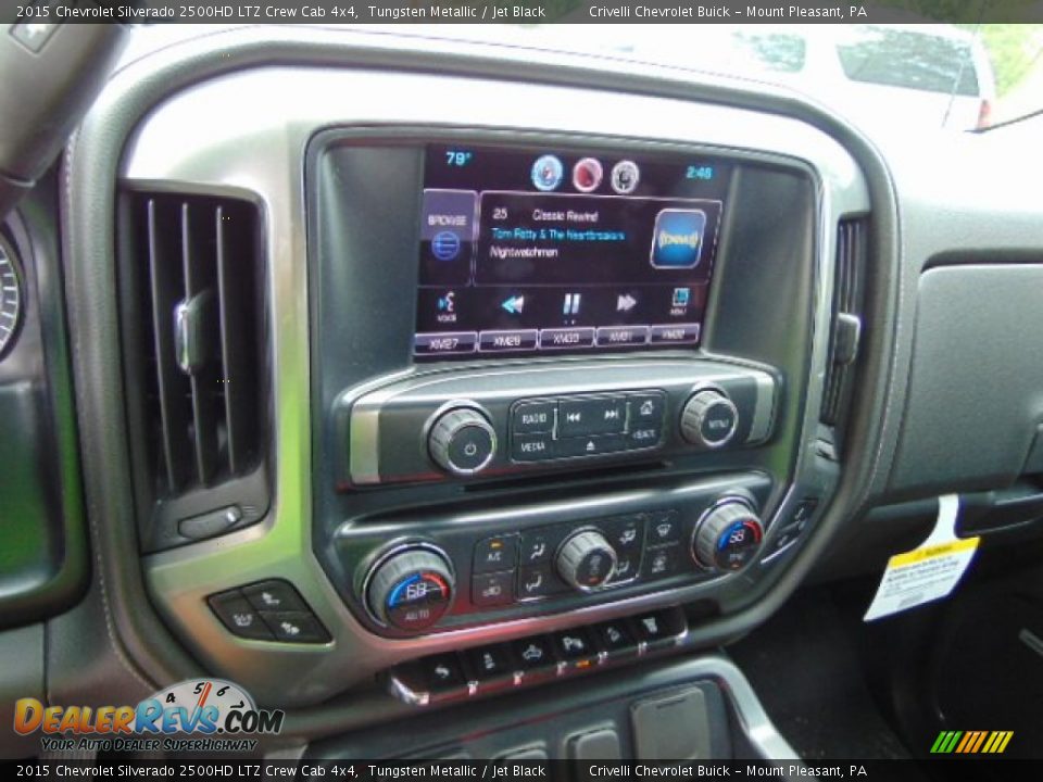 2015 Chevrolet Silverado 2500HD LTZ Crew Cab 4x4 Tungsten Metallic / Jet Black Photo #17