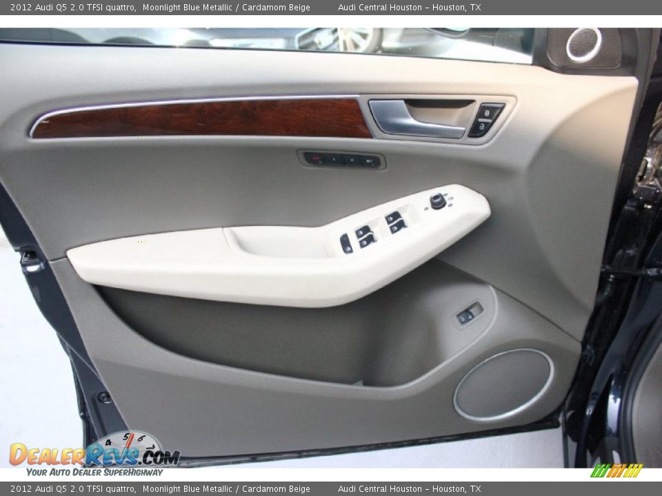 2012 Audi Q5 2.0 TFSI quattro Moonlight Blue Metallic / Cardamom Beige Photo #11