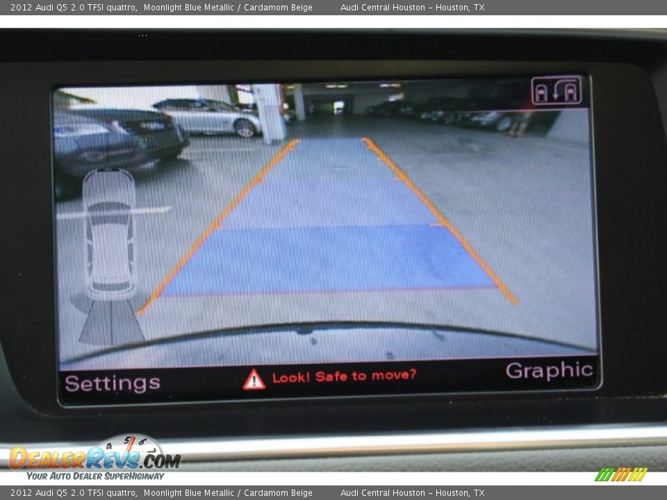 2012 Audi Q5 2.0 TFSI quattro Moonlight Blue Metallic / Cardamom Beige Photo #22