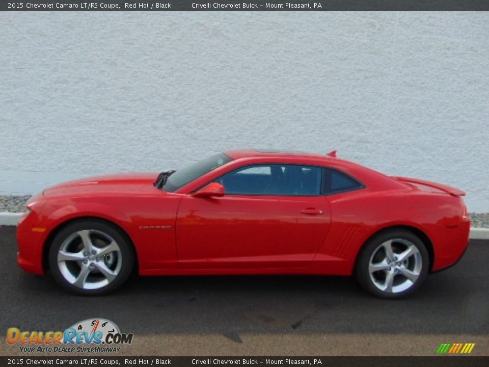 Red Hot 2015 Chevrolet Camaro LT/RS Coupe Photo #2