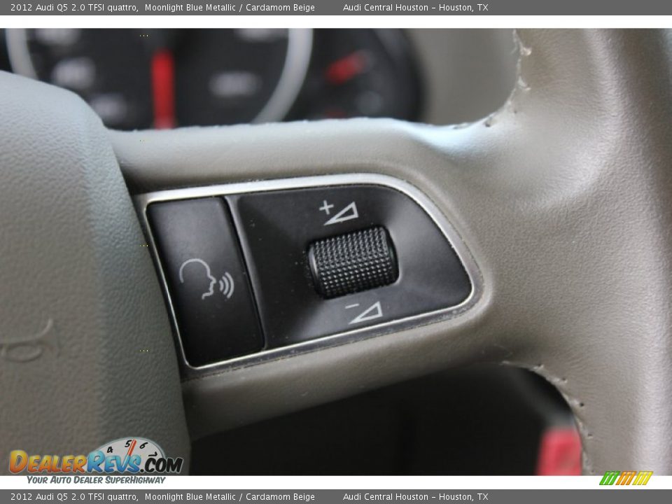 2012 Audi Q5 2.0 TFSI quattro Moonlight Blue Metallic / Cardamom Beige Photo #27