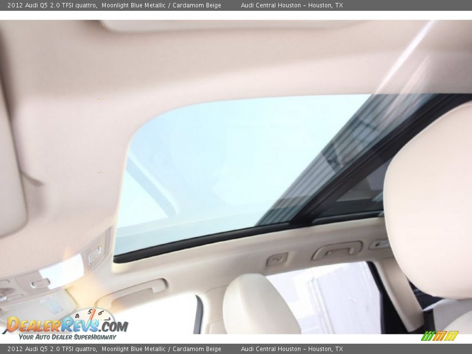 2012 Audi Q5 2.0 TFSI quattro Moonlight Blue Metallic / Cardamom Beige Photo #29