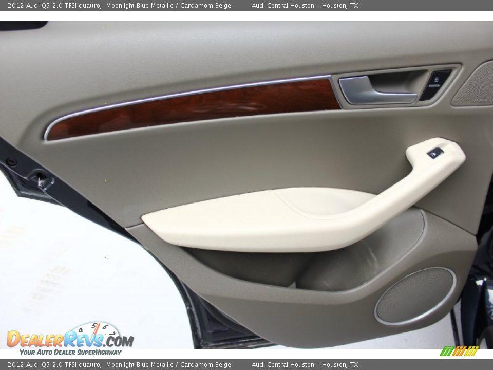 2012 Audi Q5 2.0 TFSI quattro Moonlight Blue Metallic / Cardamom Beige Photo #30