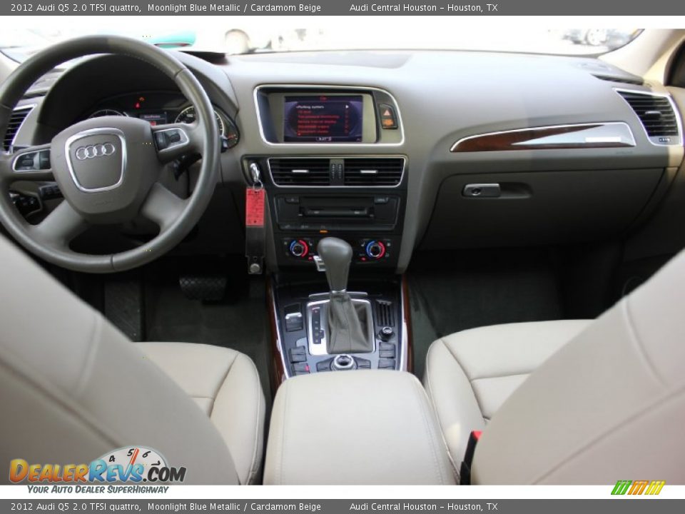 2012 Audi Q5 2.0 TFSI quattro Moonlight Blue Metallic / Cardamom Beige Photo #33