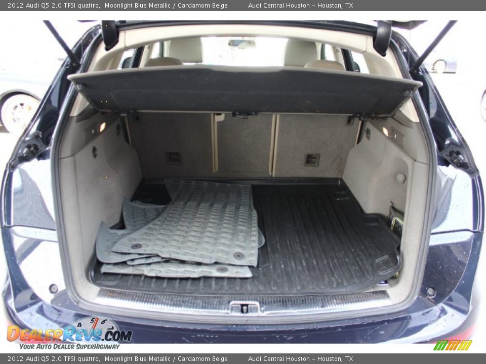2012 Audi Q5 2.0 TFSI quattro Moonlight Blue Metallic / Cardamom Beige Photo #35