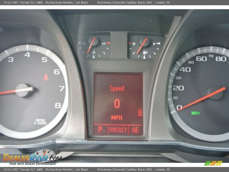 2010 GMC Terrain SLT AWD Mocha Steel Metallic / Jet Black Photo #15