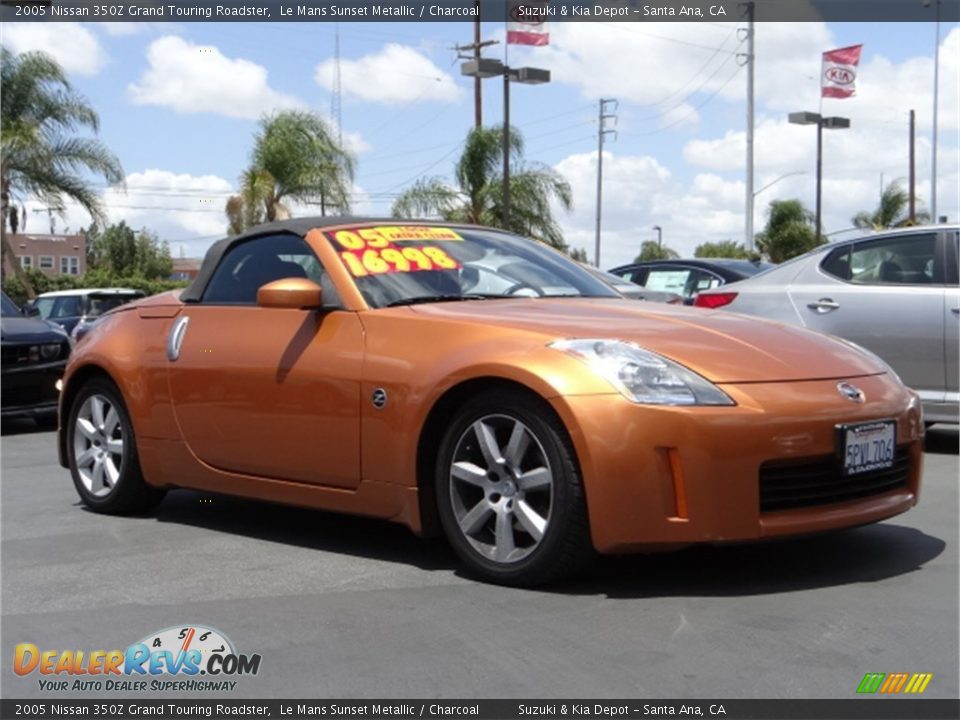 2005 Nissan 350Z Grand Touring Roadster Le Mans Sunset Metallic / Charcoal Photo #1