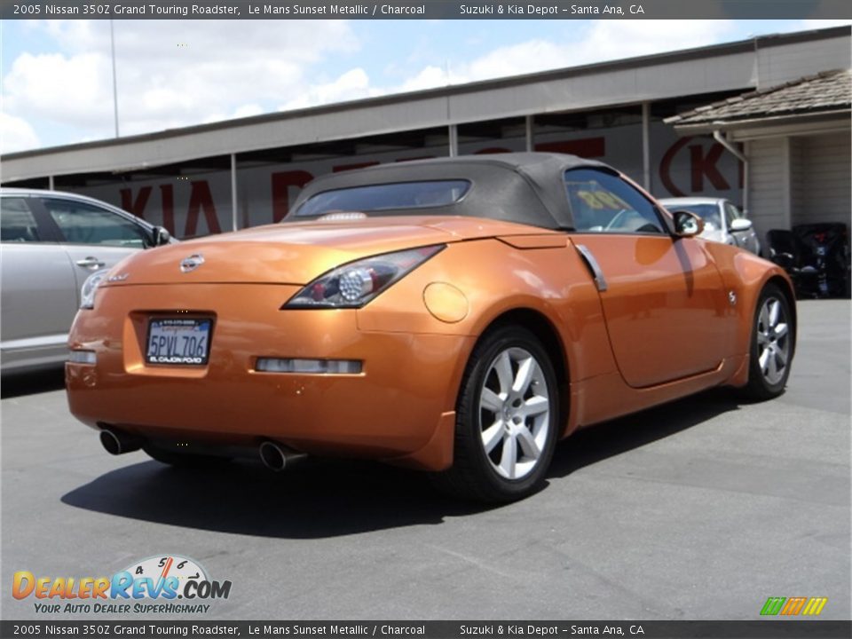 2005 Nissan 350Z Grand Touring Roadster Le Mans Sunset Metallic / Charcoal Photo #3