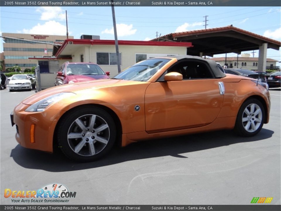 2005 Nissan 350Z Grand Touring Roadster Le Mans Sunset Metallic / Charcoal Photo #5