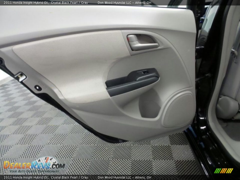 2011 Honda Insight Hybrid EX Crystal Black Pearl / Gray Photo #16