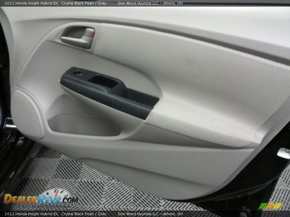 2011 Honda Insight Hybrid EX Crystal Black Pearl / Gray Photo #18