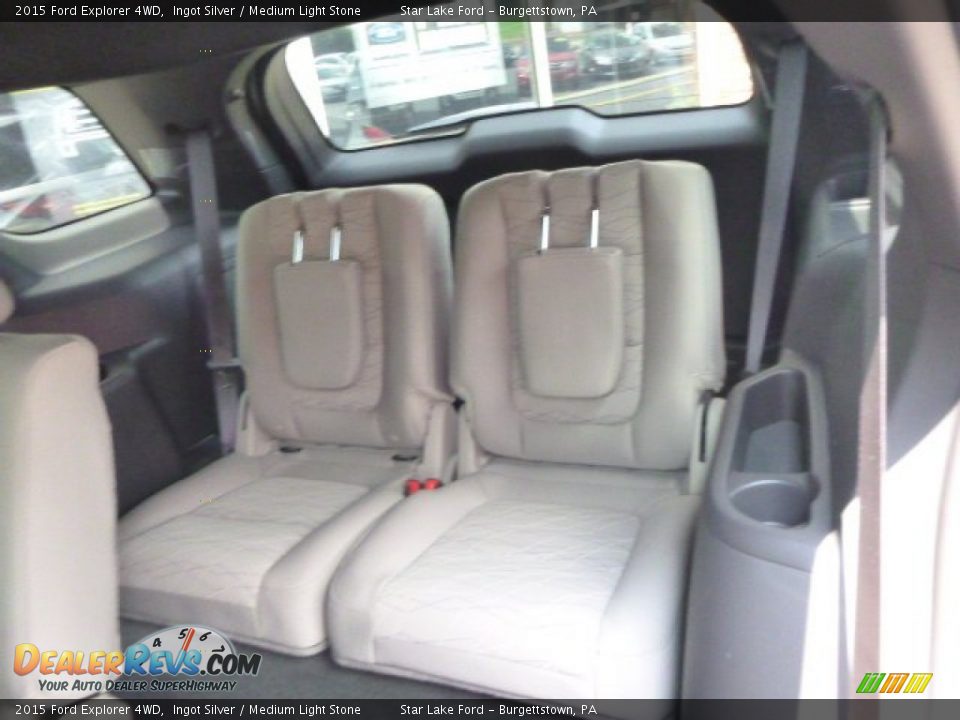 2015 Ford Explorer 4WD Ingot Silver / Medium Light Stone Photo #11