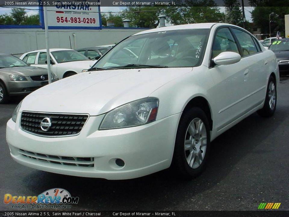 White 2005 nissan altima 2.5 s #1