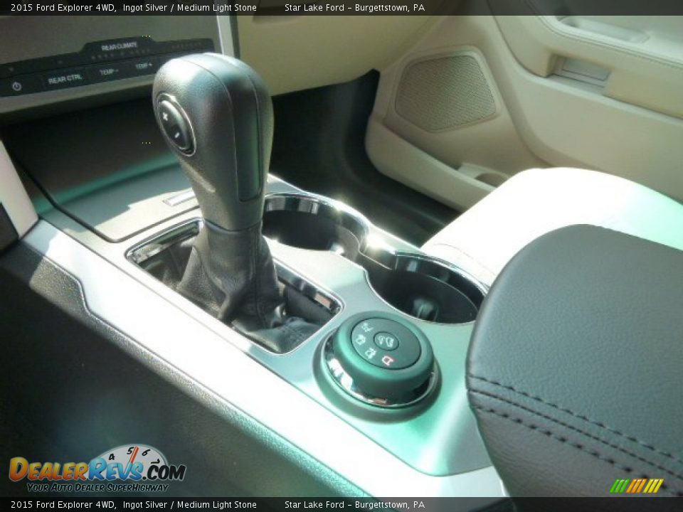 2015 Ford Explorer 4WD Ingot Silver / Medium Light Stone Photo #15
