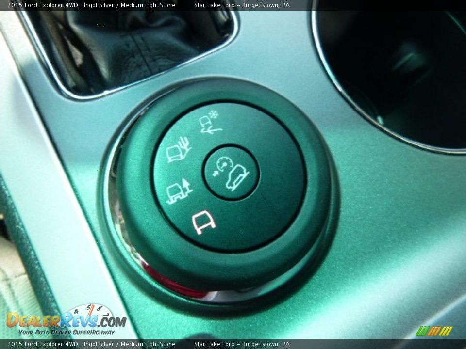 2015 Ford Explorer 4WD Ingot Silver / Medium Light Stone Photo #16